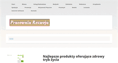 Desktop Screenshot of pracownia-rozwoju.pl