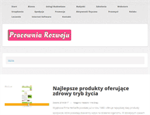 Tablet Screenshot of pracownia-rozwoju.pl